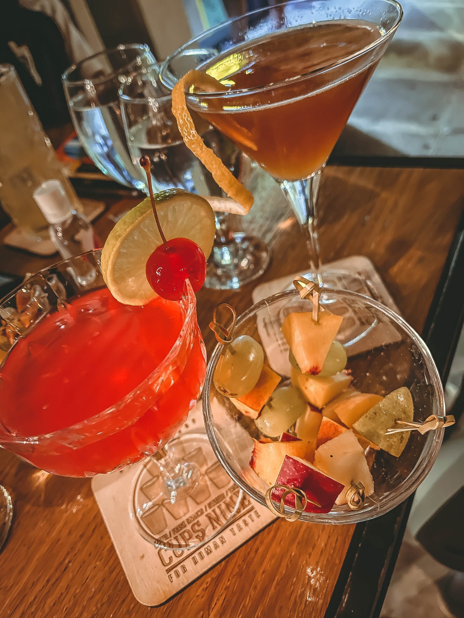 Cocktails by Cups Nine