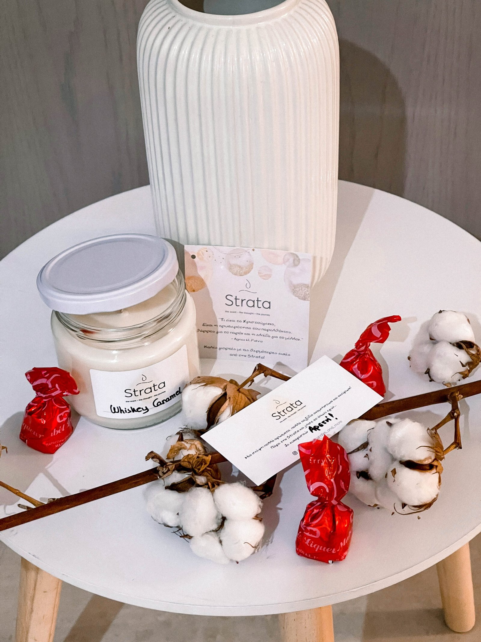 Κερί Strata με άρωμα Whiskey Caramel